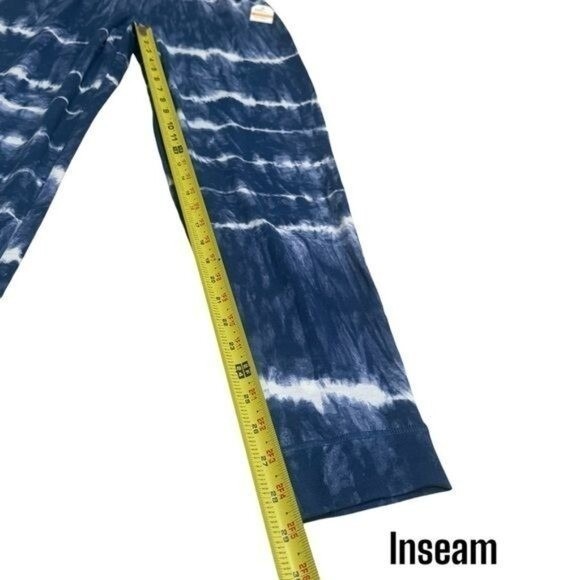 NEW Nautica Blue White Tie Dye Cozy Long Sleeve Jogger Pajama Set Holiday S - Picture 10 of 11